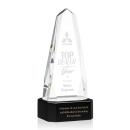 Geneva Black on Base Obelisk Crystal Award
