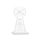 Edenwood Hockey White Obelisk Crystal Award