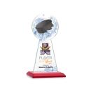 Edenwood Hockey Full Color Red Obelisk Crystal Award