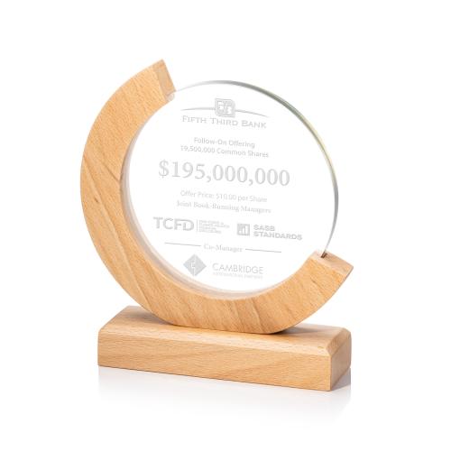 Corporate Awards - Crystal Awards - Sparta Circle Crystal Award