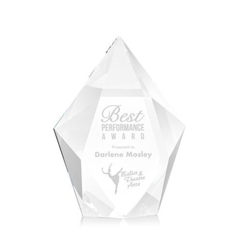 Corporate Awards - Crystal Awards - Devron Clear Crystal Award