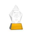 Devron Amber on Base Crystal Award