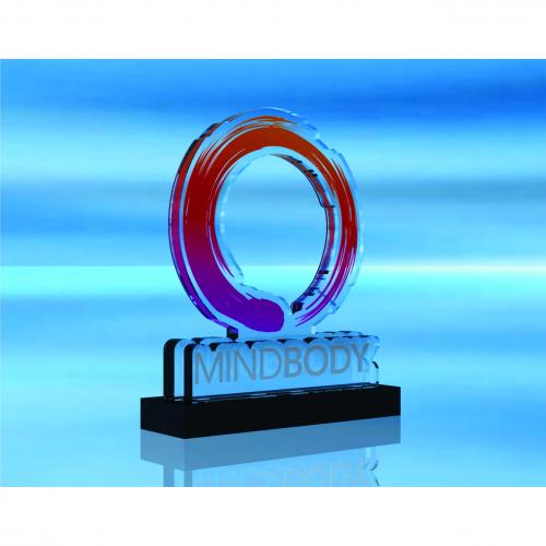 Featured - Custom Acrylic Awards Gallery - Mindbody Awards