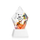 Devron Full Color White on Base Crystal Award