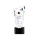 Plymouth Full Color Black on Marvel Base Peak Crystal Award