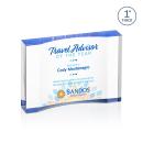 Langworth Full Color Blue Rectangle Acrylic Award