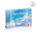 Langworth Full Color Clear Rectangle Acrylic Award