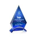 Fremont Full Color Blue Crystal Award