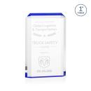 Powell Blue Rectangle Acrylic Award