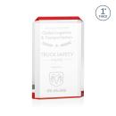 Powell Red Rectangle Acrylic Award