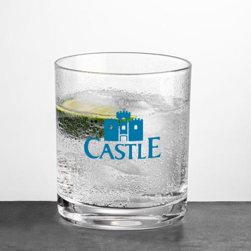 Corporate Recognition Gifts - Etched Barware - Waldorf OTR/DOF - Imprinted