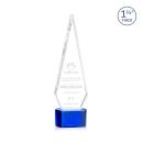 Springfield Blue on Paragon Base Crystal Award