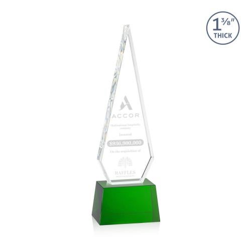 Corporate Awards - Crystal Awards - Springfield Green on Robson Base Crystal Award