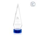 Springfield Blue on Stanrich Base Crystal Award