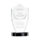 Skylark Shield Black Abstract / Misc Crystal Award