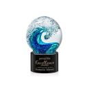 Surfside Black on Marvel Base Spheres Glass Award