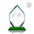 Royal Diamond Green Crystal Award