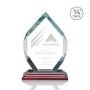 Royal Diamond Rosewood Crystal Award