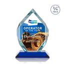 Royal Diamond Full Color Blue Crystal Award