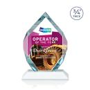 Royal Diamond Full Color White Crystal Award