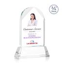 Blake Full Color Clear on Newhaven Arch & Crescent Crystal Award