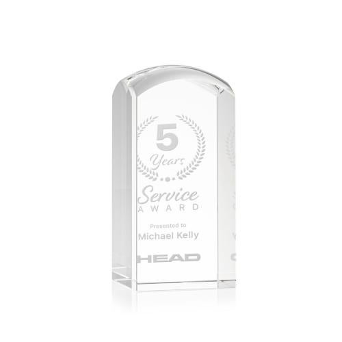 Corporate Awards - Crystal Awards - Silkwood Obelisk Crystal Award