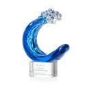 Oceana Clear on Paragon Base Circle Glass Award