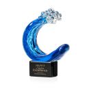 Oceana Black on Paragon Base Circle Glass Award