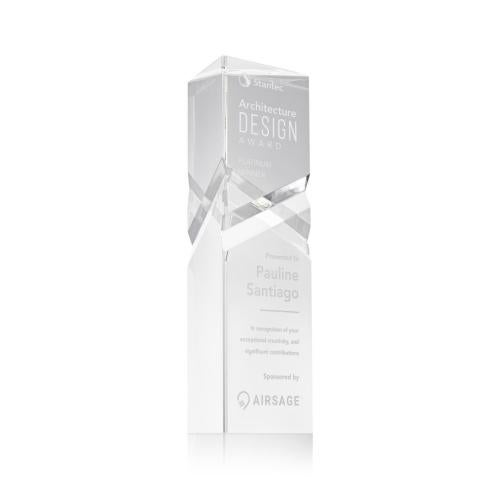 Corporate Awards - Crystal Awards - Oakham Obelisk Crystal Award