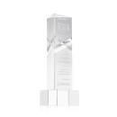 Oakham Clear on Hancock Base Obelisk Crystal Award