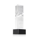 Oakham Black on Hancock Base Obelisk Crystal Award
