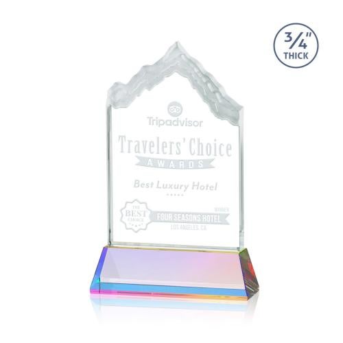 Corporate Awards - Crystal Awards - McKinley Prismatic on Newhaven Peak Crystal Award