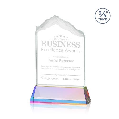 Corporate Awards - Crystal Awards - Everest Prismatic on Newhaven Peak Crystal Award