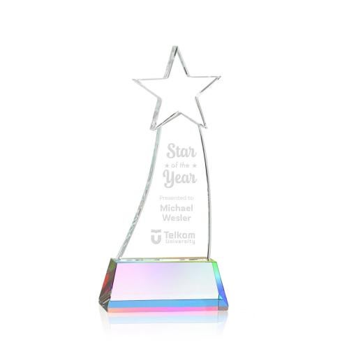 Corporate Awards - Crystal Awards - Manolita Prismatic Star Crystal Award