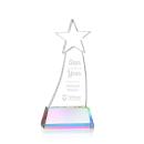 Manolita Prismatic Star Crystal Award