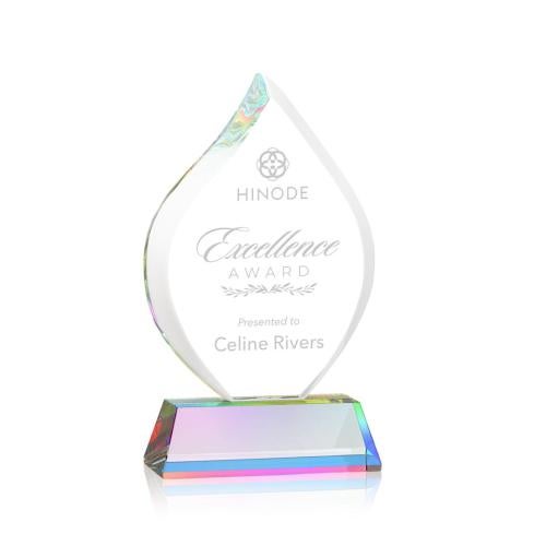 Corporate Awards - Crystal Awards - Worthington on Newhaven Base - Prismatic