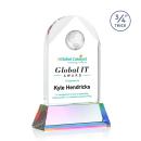 Blake Globe Full Color Prismatic on Newhaven Arch & Crescent Crystal Award