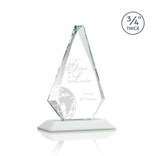 Corporate Awards - Crystal Awards - Windsor White  Crystal Award