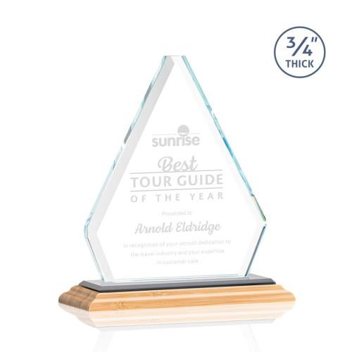 Corporate Awards - Crystal Awards - Fyreside/Black Bamboo Award