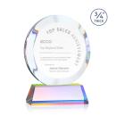 Gibralter Prismatic on Newhaven Base Circle Crystal Award