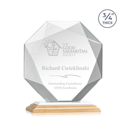 Corporate Awards - Crystal Awards - Bradford/White Bamboo Award