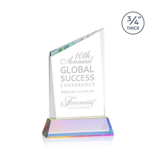 Corporate Awards - Crystal Awards - Scarsdale Prismatic on Newhaven Peak Crystal Award