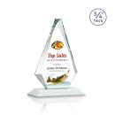 Windsor Full Color White  Crystal Award