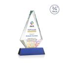 Windsor Full Color Blue on Newhaven Crystal Award