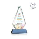 Windsor Full Color Sky Blue on Newhaven Crystal Award