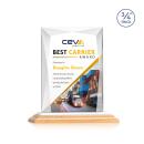 Messina Full Color/White Rectangle Bamboo Award