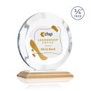 Gibralter Full Color/White Circle Bamboo Award
