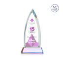 Shildon Full Color Prismatic on Newhaven Arch & Crescent Crystal Award