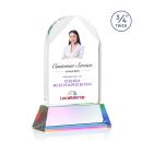 Blake Full Color Prismatic on Newhaven Arch & Crescent Crystal Award