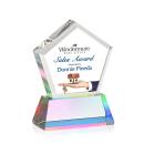 Genosee Full Color Prismatic on Base Crystal Award